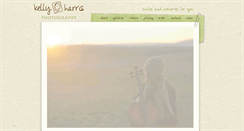 Desktop Screenshot of kellyoharrisphotography.com